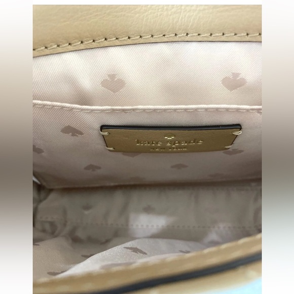 New Kate Spade Mini Emelyn Briar Lane Quilted Crossbody bag White Dove Multi - Picture 6 of 7